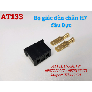 Bộ Giắc Đèn H7 Đầu Đực