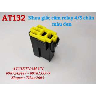 Giắc Nhựa Cắm Relay 4 Chân,5 Chân Màu Đèn ( 1 Bịch 10 Cái )